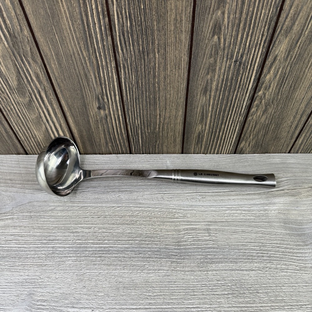 Le Creuset Revolution Stainless Steel Ladle Soup Sauce Serving Utensil